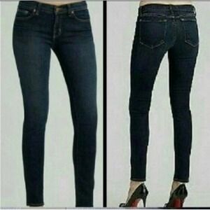 J Brand Aruba #3910 Indigo Skinny Jeans Dark Wash Denim Womens Size 28